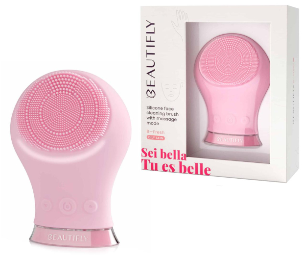 Beautifly Szczoteczka soniczna do twarzy Fresh Pink - 1118365 - zdjęcie